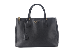 PRADA SAFFIANO LUX BLACK LEATHER (BN1844) GOLD HARDWARE WITH CARD AND DUST COVER