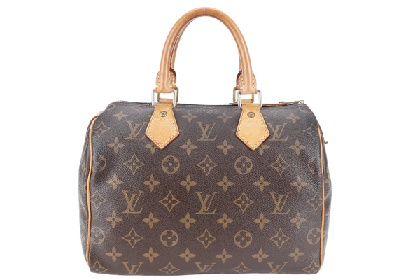 LOUIS VUITTON SPEEDY 25 MONOGRAM CANVAS GOLD HARDWARE NO DUST COVER