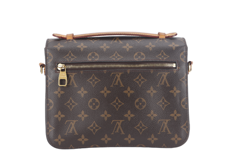 LOUIS VUITTON POCHETTE MÉTIS 24 (M44875) BROWN MONOGRAM CANVAS GOLD HARDWARE PL3106 NO DUST COVER