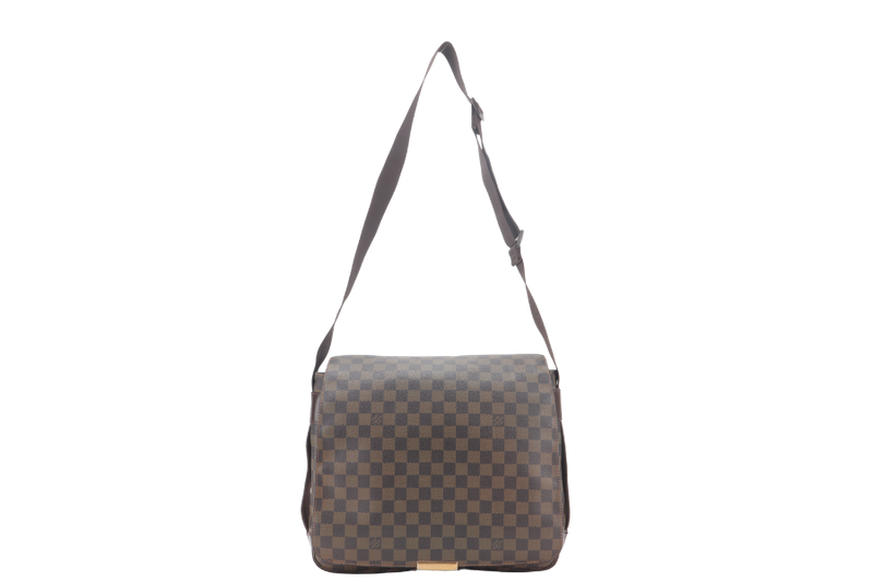 LOUIS VUITTON DAMIER EBENE MESSENGER BAG GOLD HARDWARE NO DUST COVER