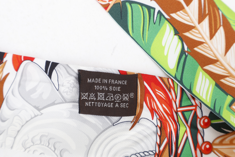 HERMES 1920 DANSE PACIFIQUE GREEN TWILLY