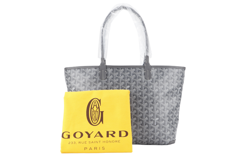 GOYARD ARTOIS PM TOTE GREY COLOR WITH DUST COVER
