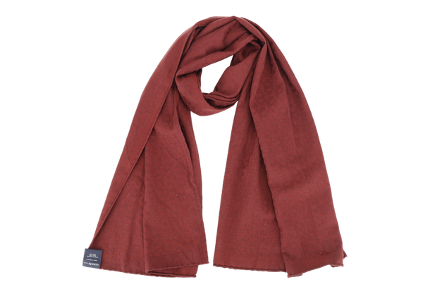 HERMES SCARF MONOGRAM MAROON COLOR