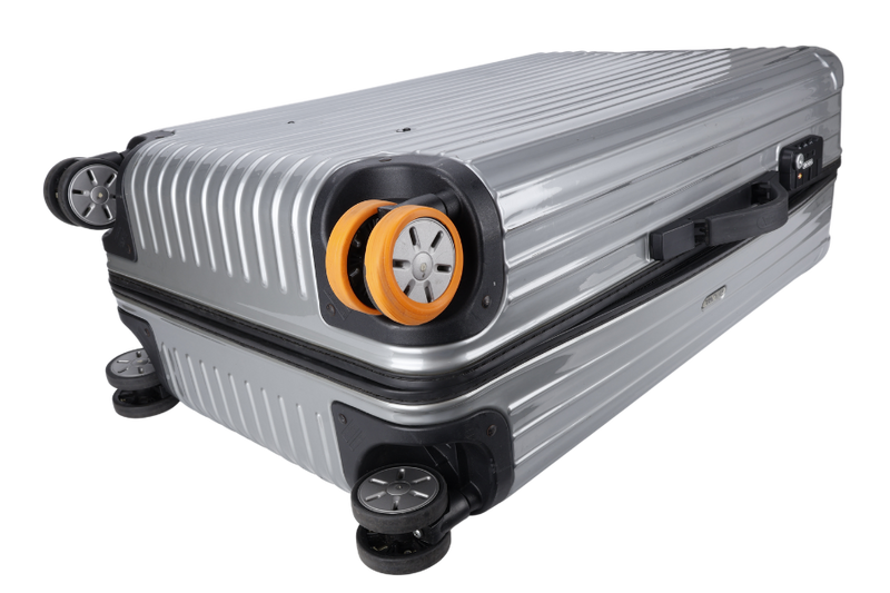 RIMOWA CHECK IN LUGGAGE 29_ GREY POLYCARBONATE BLACK HARDWARE