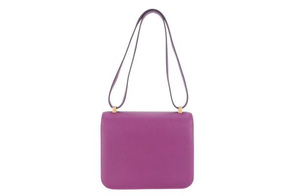 HERMES CONSTANCE 24 ANEMONE EVERCOLOR PERMABRASS HARDWARE STAMP Y (YEAR 2020) WITH DUST COVER AND BOX