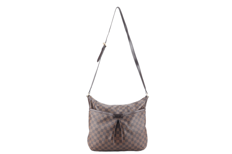 LOUIS VUITTON N42250 BLOOMSBURY GM DAMIER EBENE CANVAS GOLD HARDWARE WITH DUST COVER