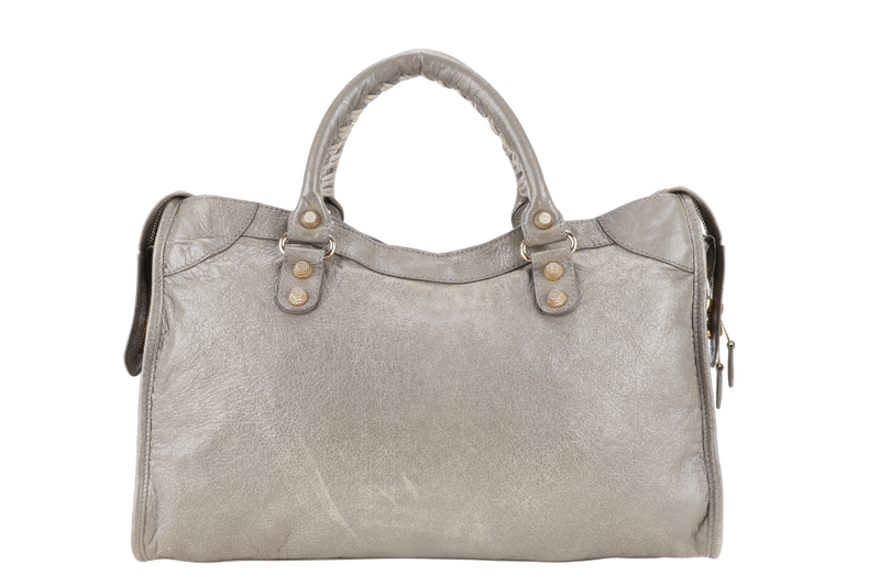 BALENCIAGA CLASSIC CITY KHAKI COLOR GOLD HARDWARE WITH DUST COVER