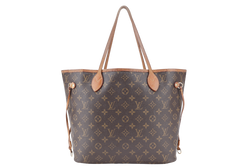 LOUIS VUITTON M46975 NEVERFULL MM MONOGRAM CANVAS GOLD HARDWARE WITH DUST COVER