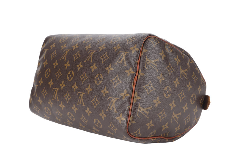 LOUIS VUITTON SPEEDY 30 (M41526) MONOGRAM WITH KEYS AND LOCK NO DUST COVER AND BOX