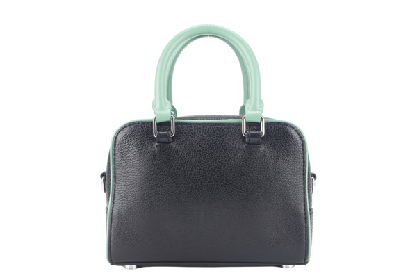 KENZO TIGER EMBROIDERY CROSSBODY BAG GREEN-BLACK SILVER HARDWARE WITH DUST COVER