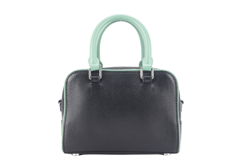 KENZO TIGER EMBROIDERY CROSSBODY BAG GREEN-BLACK SILVER HARDWARE WITH DUST COVER
