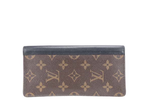 LOUIS VUITTON M69410 PORTEFEUILLE BRAZZA MONOGRAM CANVAS LONG WALLET SILVER HARDWARE WITH BOX