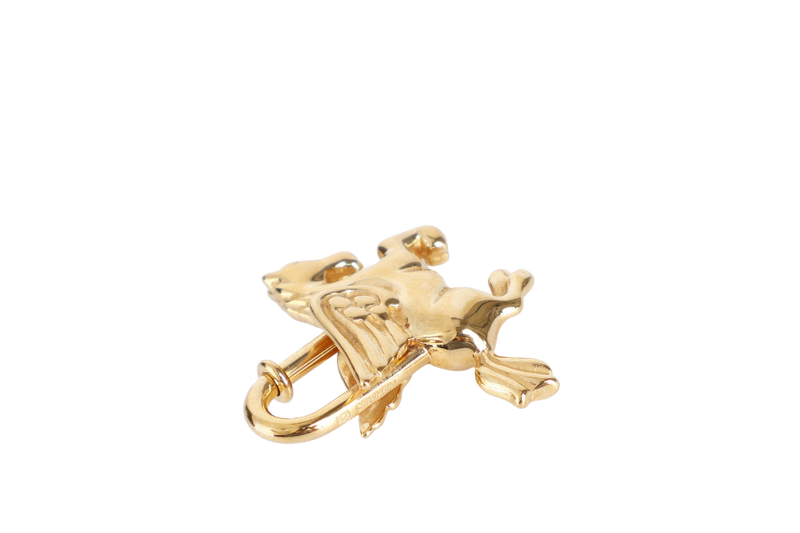 HERMES GOLD PEGASUS LOCK WITH BOX