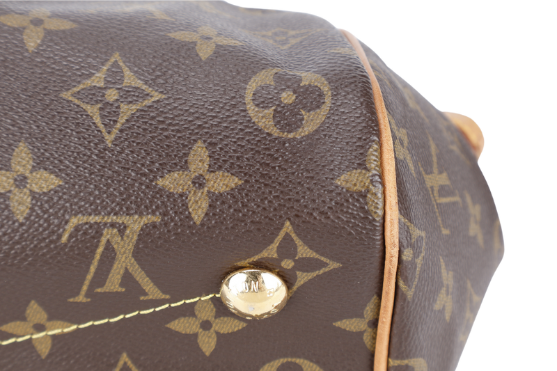 LOUIS VUITTON M40143 TIVOLI PM MONOGRAM COATED CANVAS GOLD HARDWARE NO DUST COVER