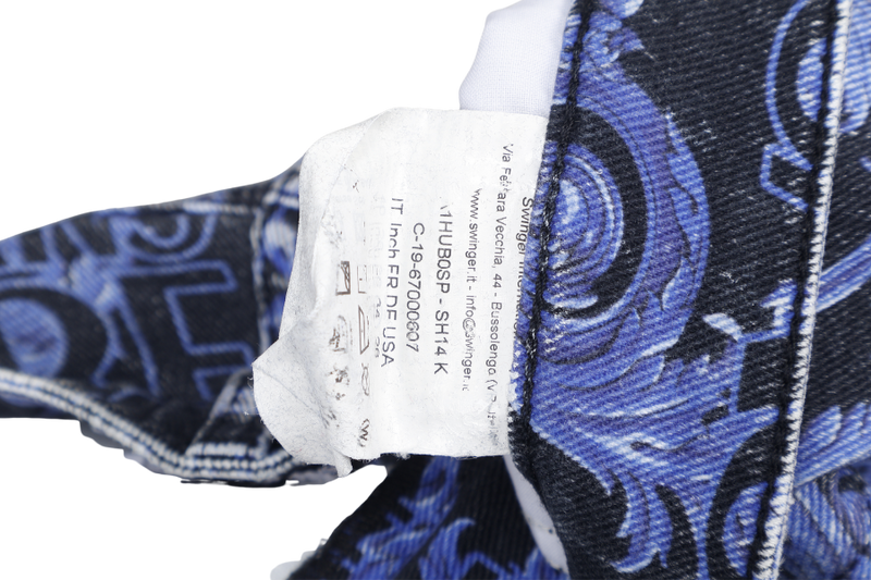 VERSACE JEANS COUTURE MOTIF BLUE LADY JEANS SIZE 28