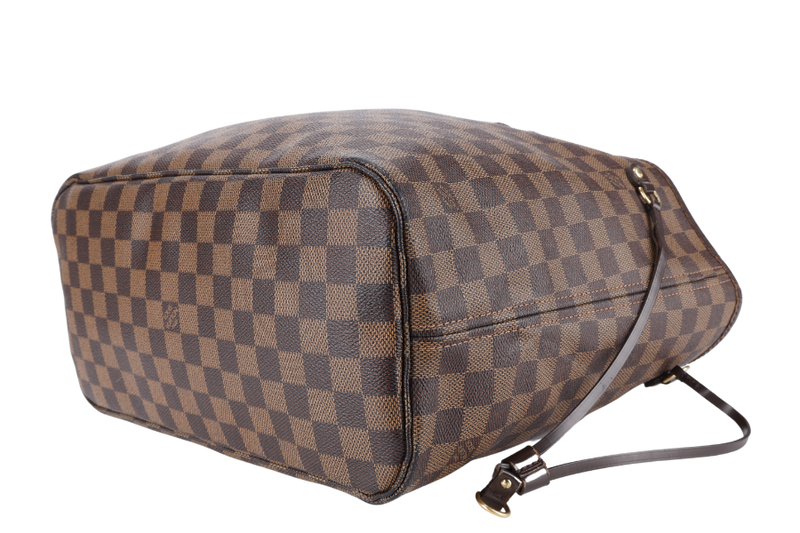 LOUIS VUITTON NEVERFULL MM (N40600) DAMIER EBENE CANVAS GOLD HARDWARE NO DUST COVER