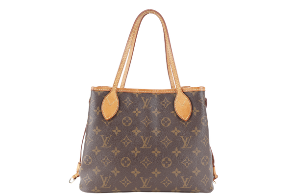 LOUIS VUITTON M40155 NEVERFULL PM MONOGRAM CANVAS GOLD HARDWARE WITH DUST COVER