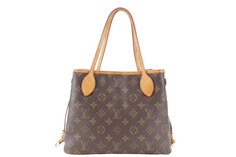 LOUIS VUITTON M40155 NEVERFULL PM MONOGRAM CANVAS GOLD HARDWARE WITH DUST COVER