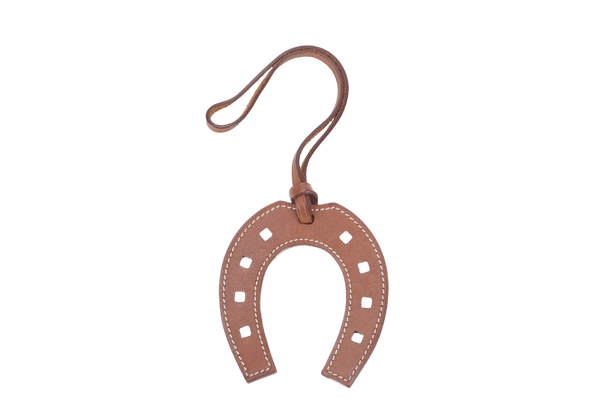 HERMES BROWN PADDOCK BAG CHARM