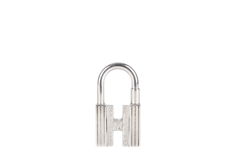HERMES TOUREG SV925 H LOCK TRIBE NECKLACE WITH RED LEATHER STRAP WITH BOX