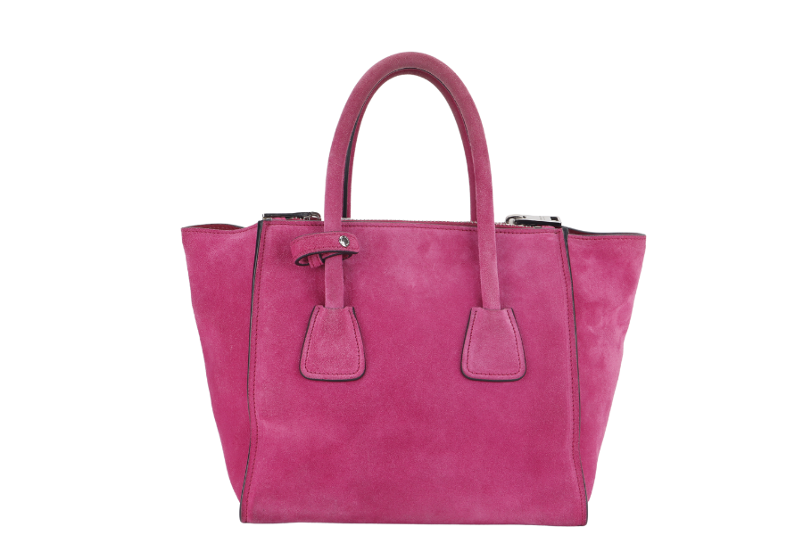 バッグ archive PRADA suede mini boston bag pink