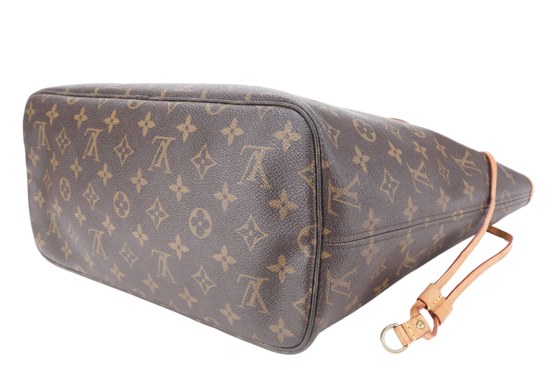 LOUIS VUITTON M46975 NEVERFULL PM MONOGRAM CANVAS GOLD HARDWARE NO DUST COVER
