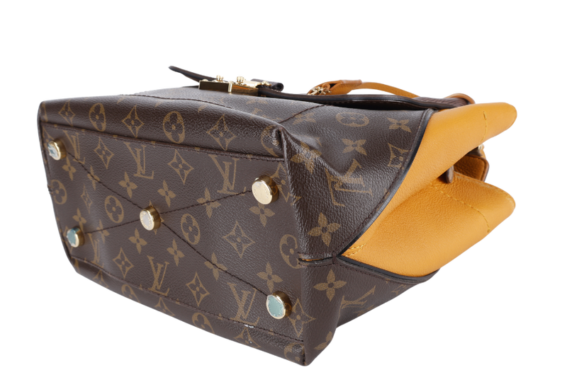 LOUIS VUITTON MAJESTUEUX PM BAG (MONOGRAM x OSTRICH x LIZARD) WITH DUST COVER