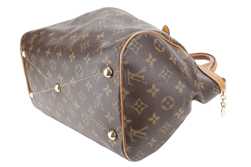 LOUIS VUITTON M40144 TIVOLI GM MONOGRAM COATED CANVAS GOLD HARDWARE NO DUST COVER