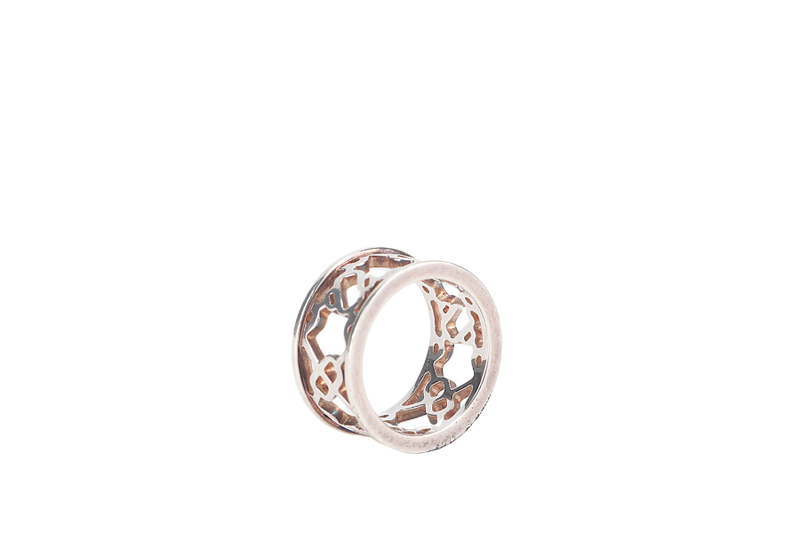 HERMES PASSERELLE RING AG925 SILVER WITH BOX