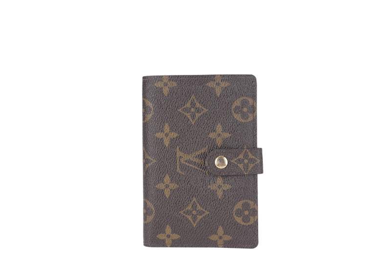 LOUIS VUITTON FRENCH WALLET (MI4007) MONOGRAM CANVAS GOLD HARDWARE