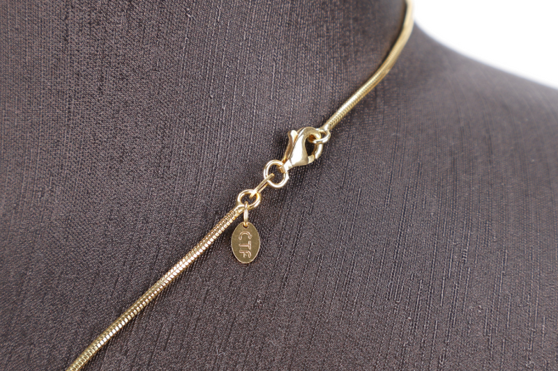 CTF 18K YG MOP PENDANT 5G