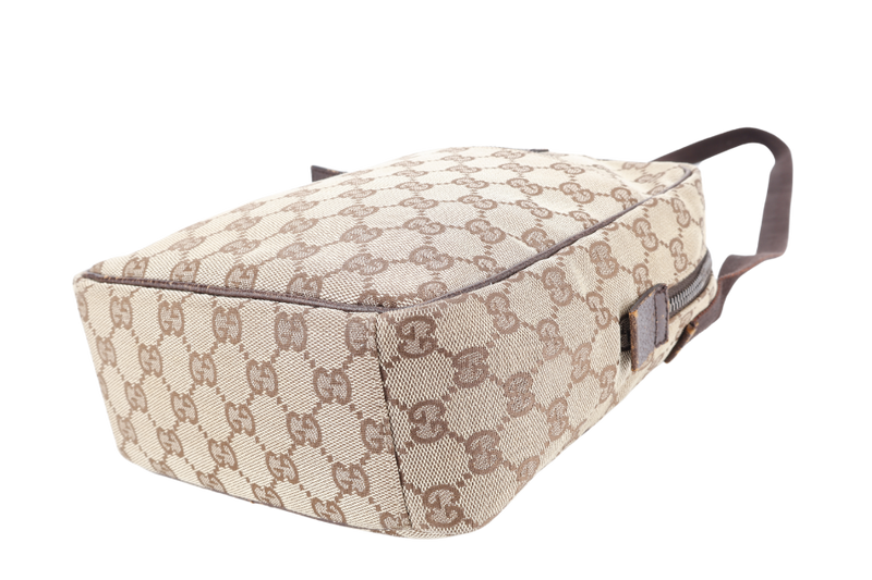 GUCCI MESENGER BAG CANVAS SILVER HARDWARE NO DUST COVER
