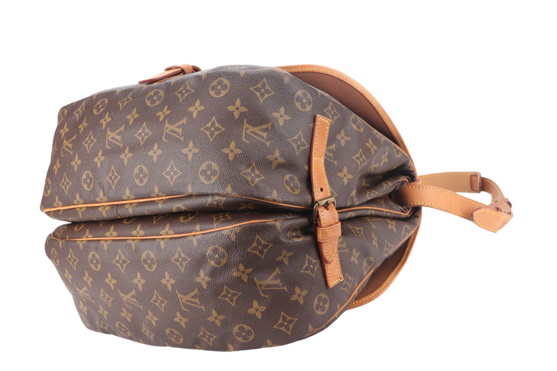 LOUIS VUITTON M42256 SAUMUR 35 MONOGRAM CANVAS GOLD HARDWARE NO DUST COVER