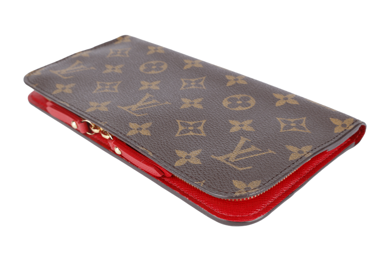 LOUIS VUITTON INSOLITE LONG WALLET GOLD HARDWARE WITH DUST COVER