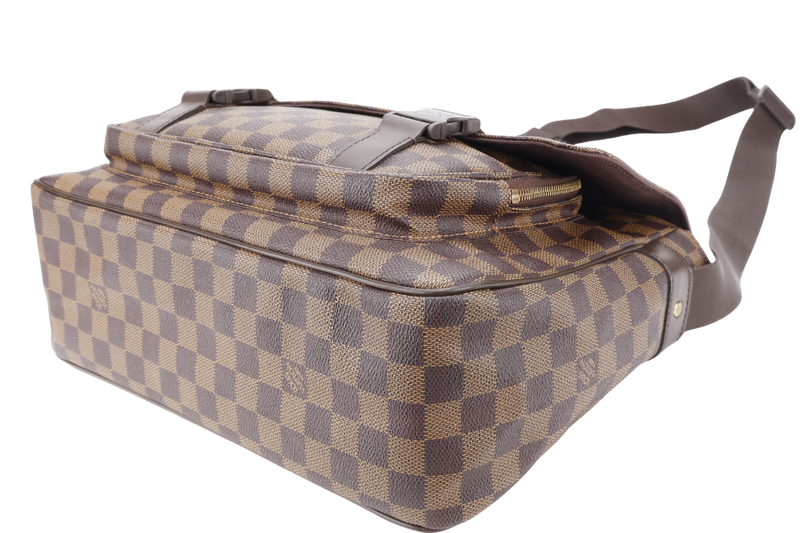 LOUIS VUITTON N51125 MELVILLE MESSENGER BAG DAMIER EBENE CANVAS GOLD HARDWARE NO DUST COVER