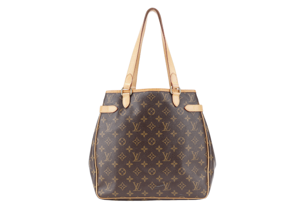 LOUIS VUITTON BATIGNOLLES VERTICAL MONOGRAM CANVAS GOLD HARDWARE WITH DUST COVER
