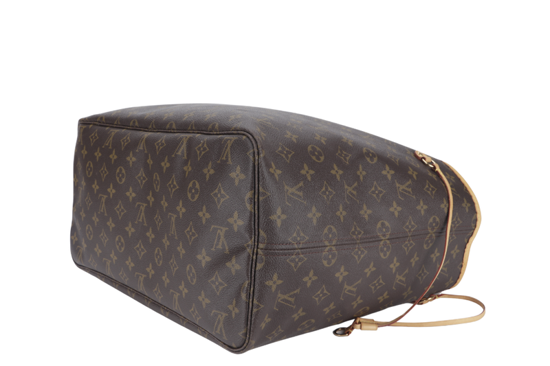 LOUIS VUITTON NEVERFULL GM (M40157) MONOGRAM CANVAS GOLD HARDWARE WITH DUST COVER