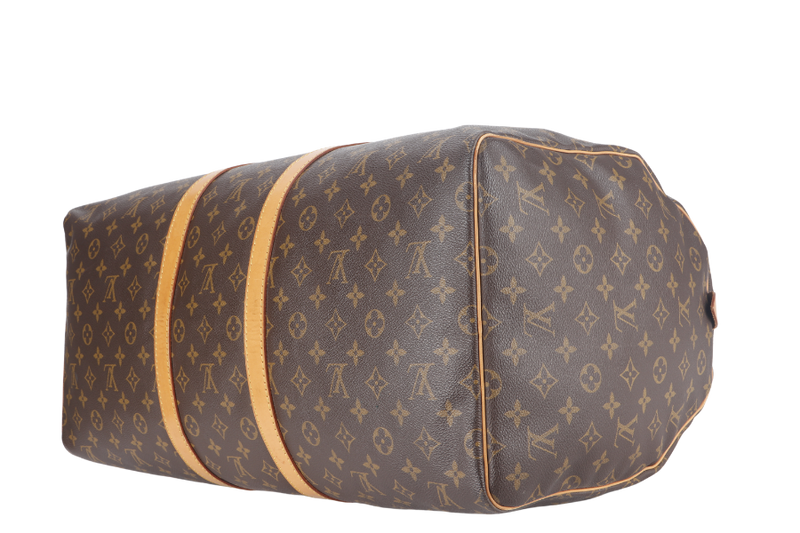 LOUIS VUITTON KEEPALL 55 (M41424) BROWN MONOGRAM CANVAS GOLD HARDWARE SP0974 NO DUST COVER