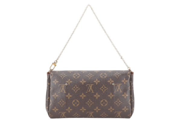 LOUIS VUITTON M40718 FAVORITE CROSSBODY BAG MM MONOGRAM CANVAS GOLD HARDWARE WITH DUST COVER AND BOX