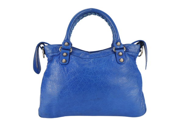 BALENCIAGA GIANT CITY ELECTRIC BLUE GOLD HARDWARE NO DUST COVER