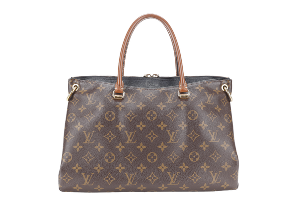 LOUIS VUITTON PALLAS MONOGRAM GOLD HARDWARE WITH STRAPS NO DUST COVER