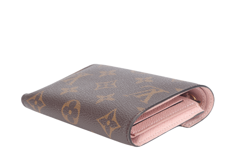 LOUIS VUITTON M62360 VICTORINE WALLET MONOGRAM COATED CANVAS GOLD HARDWARE NO DUST COVER