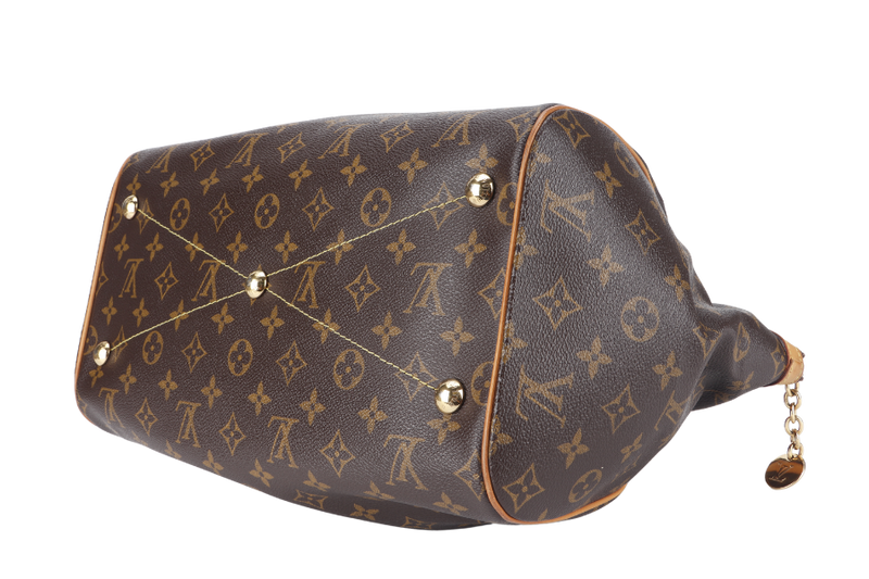 LOUIS VUITTON TIVOLI GM (M40146) MONOGRAM CANVAS GOLD HARDWARE WITH DUST COVER