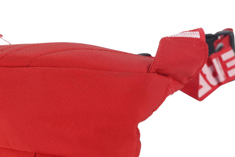 SUPREME RED CANVAS SS18 WAIST BAG NO DUST COVER