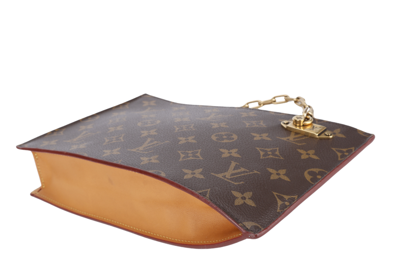 LOUIS VUITTON M55646 LEGACY CHAIN CLUTCH MONOGRAM CANVAS NO DUST COVER