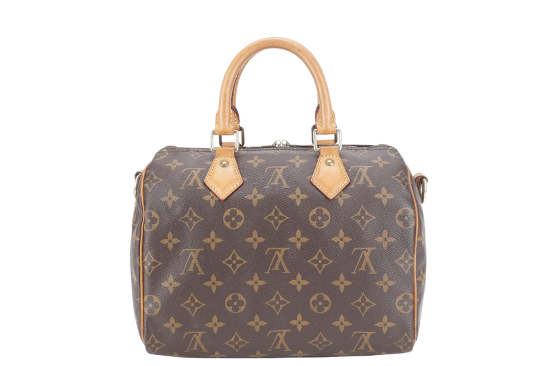 LOUIS VUITTON M41113 SPEEDY 25 BANDOULIERE MONOGRAM CANVAS WITH SLING, KEY&LOCK AND DUST COVER