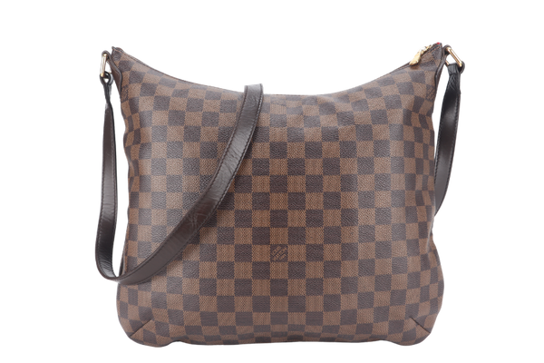LOUIS VUITTON N42250 BLOOMSBURY GM DAMIER EBENE CANVAS GOLD HARDWARE WITH DUST COVER