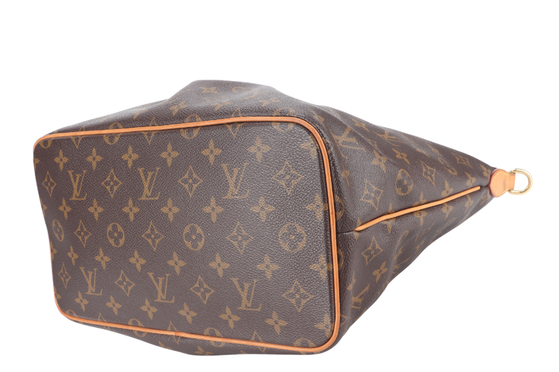 LOUIS VUITTON PALERMO M40145 PM MONOGRAM CANVAS GOLD HARDWARE WITH DUST COVER