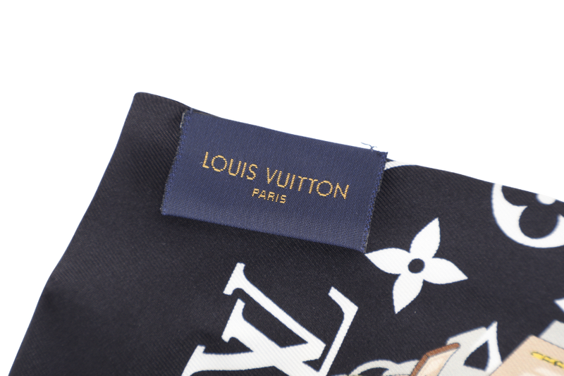 L0UIS VUITTON BLACK MONOGRAM CONFIDENTIAL BANDEAU (M78656)