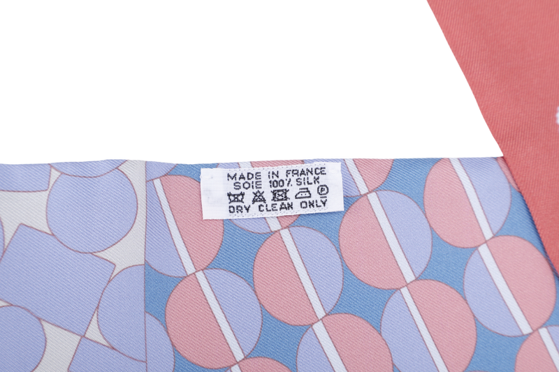 HERMES MAXI TWILLY LIGHT BLUE BURGUNDY WITH BOX